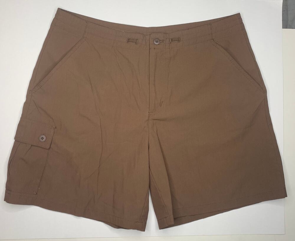 Weatherproof Garment Company Women’s Cargo Hiking Shorts brown nylon size 16